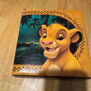 New Vintage Lion King Simba Cd holder storage case